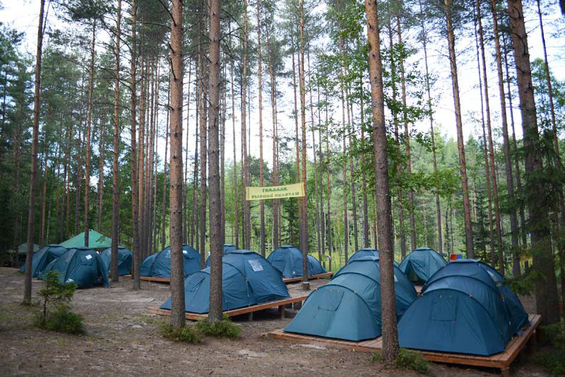 Робинзонада. Выходные на Валдае. Водный поход – палаточный лагерь, Новгородская область, Валдай. Путевки в детский лагерь на 2024 год, фото размещения 3