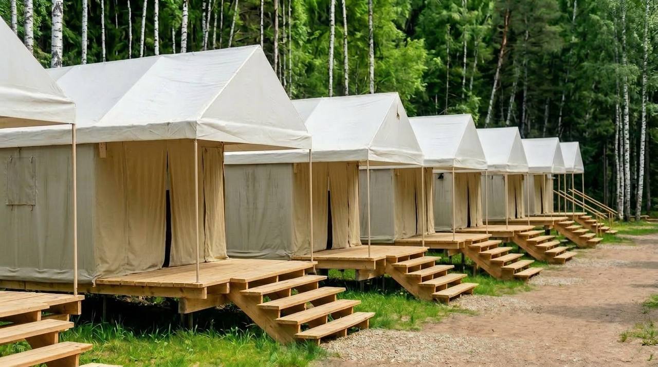 Вольный Ветер – туристический лагерь, Псковская обл., Куньинский р-н. Путевки в детский лагерь на 2026 год, фото размещения 1