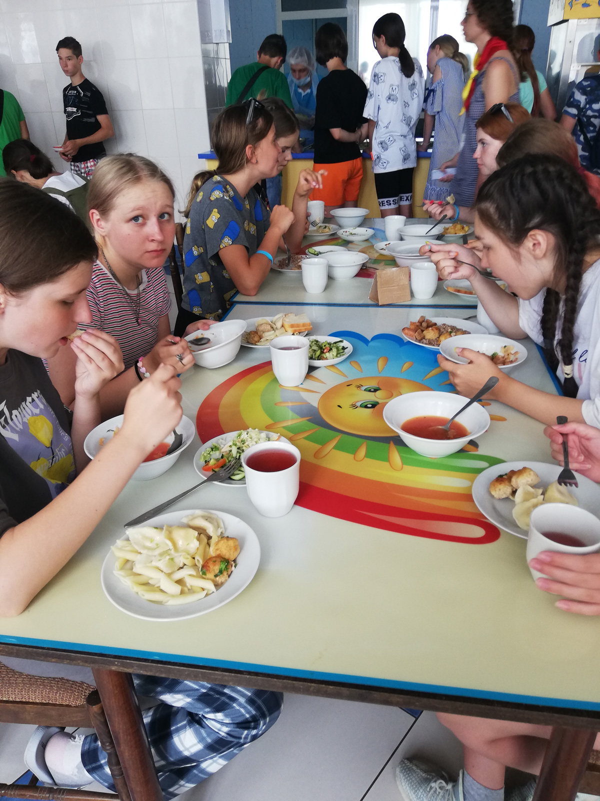 ДОП Радуга – оздоровительный лагерь, Крым, с. Песчаное. Путевки в детский лагерь на 2026 год, фото питания 5