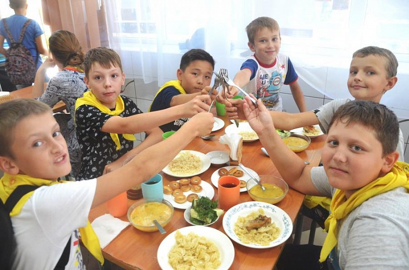 Оздоровительный лагерь Энергетик в Анапе – купить путевку в детский лагерь Vlagere.ru, фото питания 2