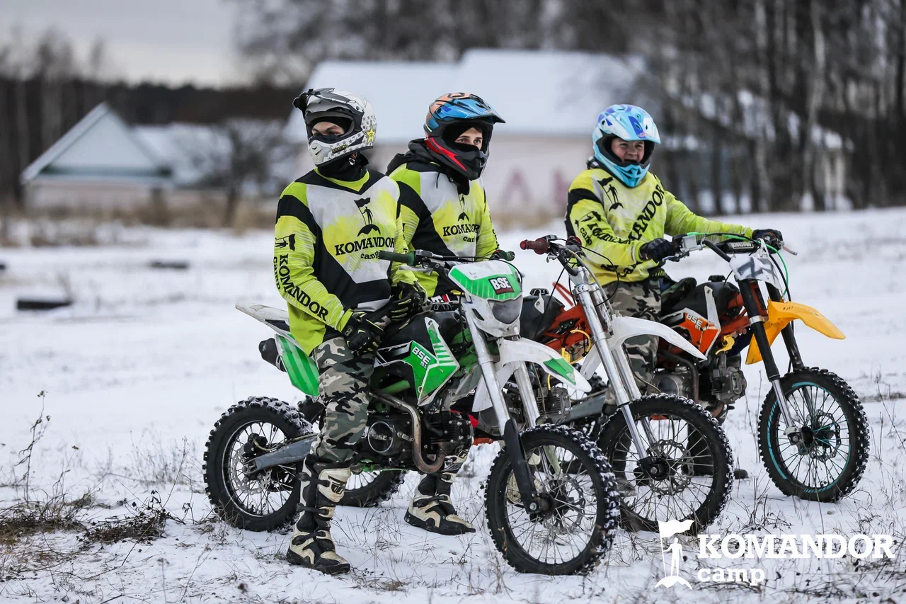 Komandor Camp. Зимний мото лагерь – спортивный лагерь, Калужская обл., Таруса. Путевки в детский лагерь на 2026 год, фото программы 6