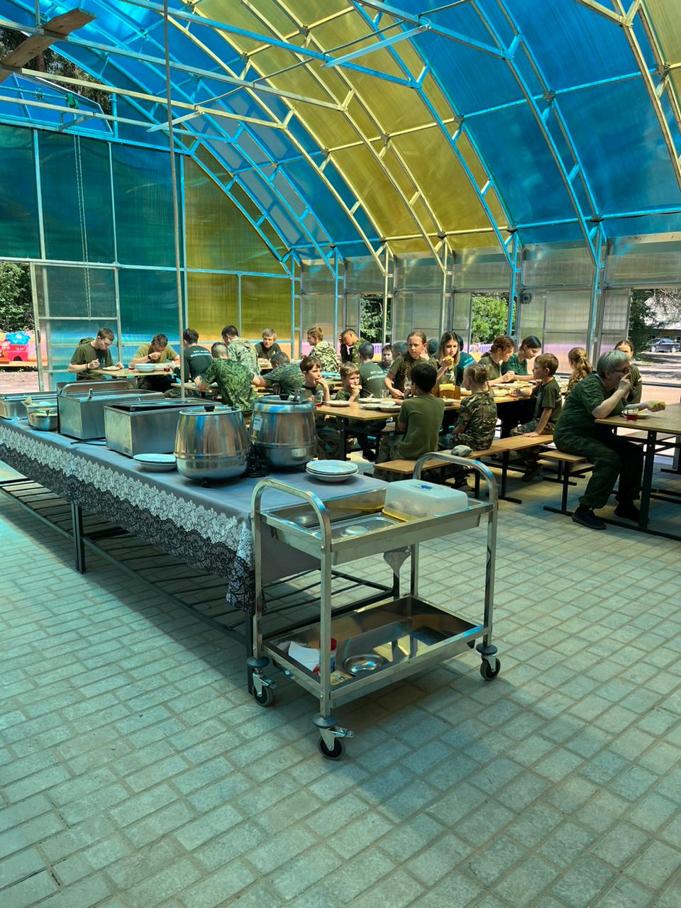 Наследие. Палаточный лагерь – палаточный лагерь, Владимирская обл., Александров. Путевки в детский лагерь на 2026 год, фото питания 2