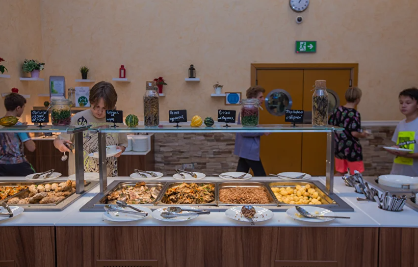 Баскетбольные сборы IBASKET-PRO Красная пахра – детская программа, Московская область, пос. Краснопахорское. Путевки на детские программы на 2026 год, фото питания 2