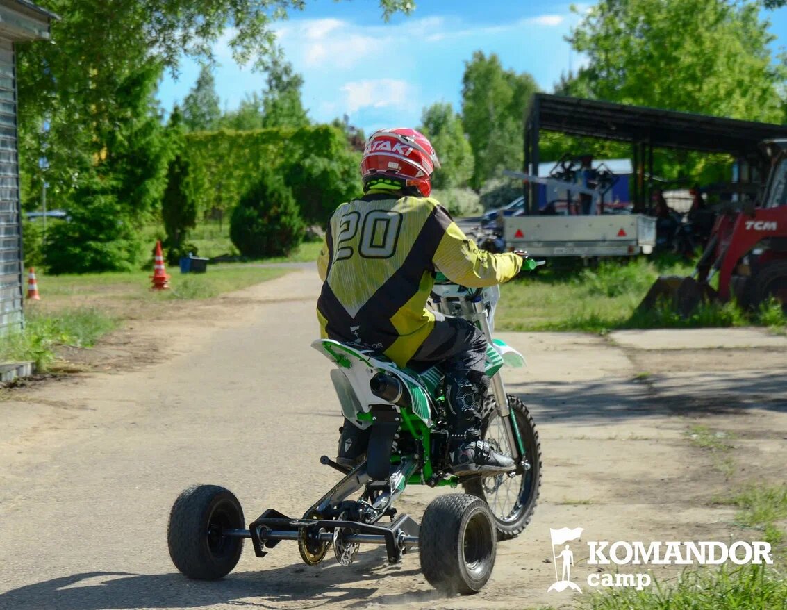 Komandor Camp. Мото лагерь – спортивный лагерь, Калужская обл., Таруса. Путевки в детский лагерь на 2026 год, фото обучения 7