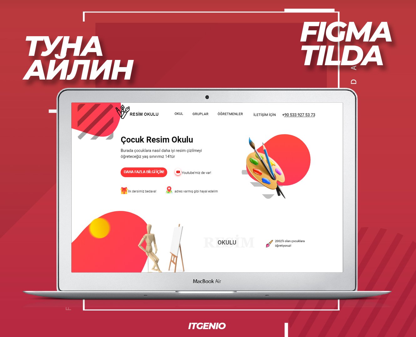 Айтигенио – Онлайн курсы по веб-дизайну и созданию сайтов в Figma и Tilda для детей 9-18 лет, фото курса 5