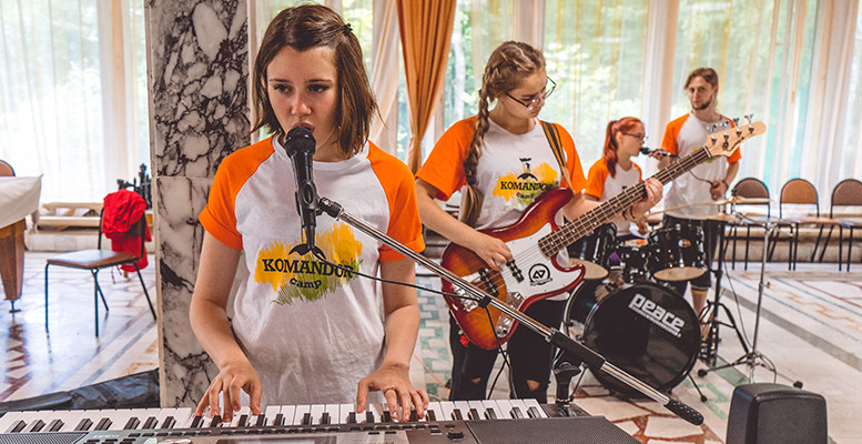 «Komandor camp. Music Band» – Творческий лагерь в Калужской области, фото обучения 4