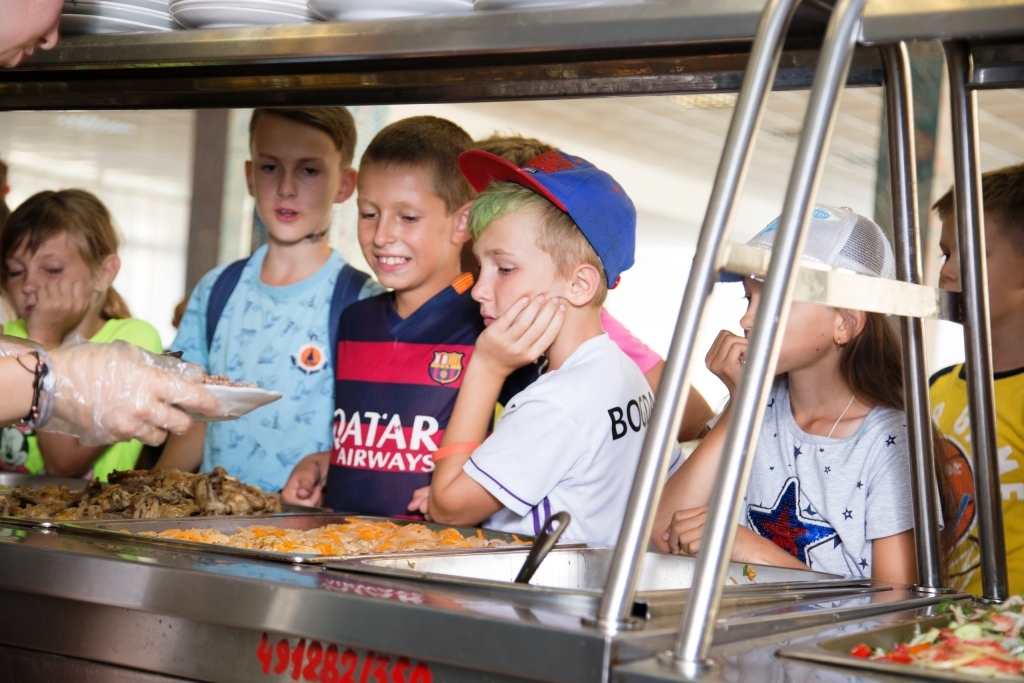 ДОЛ Гагарин – лагерь на море, Крым, Евпатория. Путевки в детский лагерь на 2026 год, фото питания 11