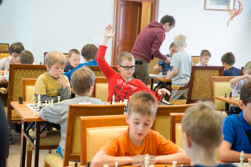 «Русская шахматная школа» – интеллектуальный лагерь, фото обучения 1