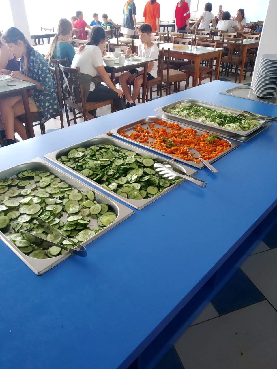 ДОП Радуга – оздоровительный лагерь, Крым, с. Песчаное. Путевки в детский лагерь на 2026 год, фото питания 2