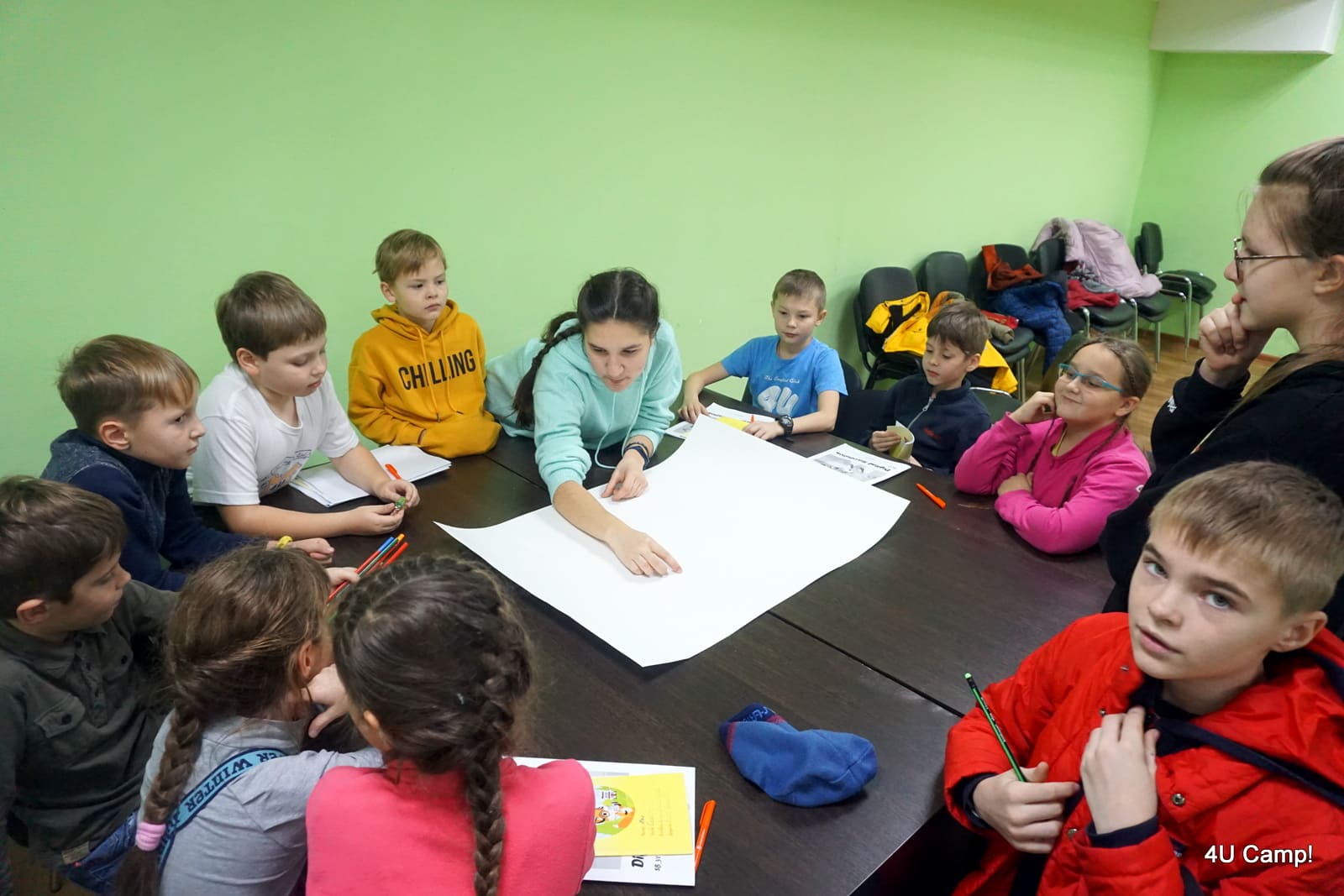 4U Camp – языковой лагерь, Челябинская обл., ОК «Лесная застава». Путевки в детский лагерь на 2026-2027 год, фото обучения 4