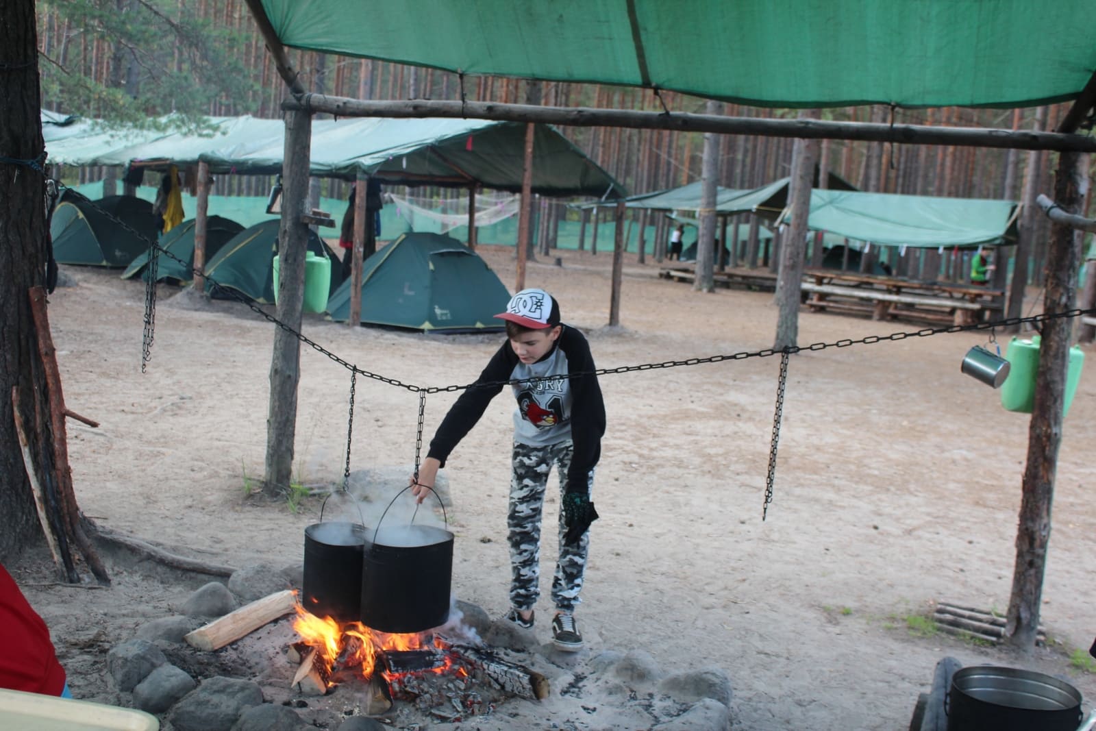 «Медведь» – Палаточный лагерь в Ленинградской области, фото питания 1